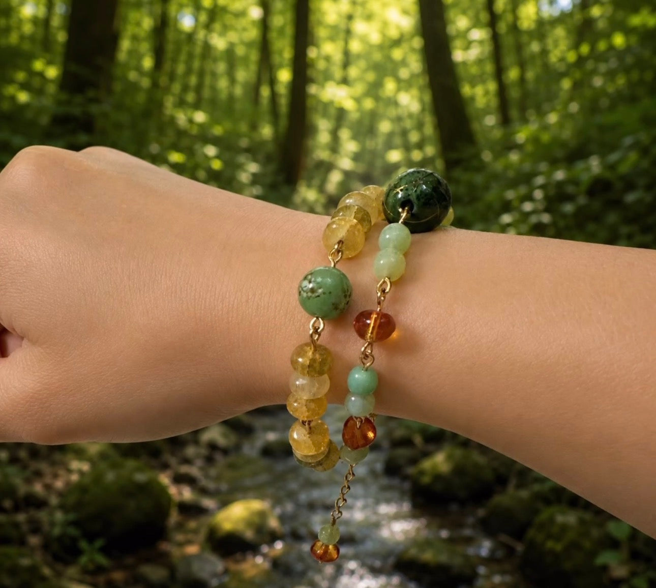 Woodland Bracelet Earring Set