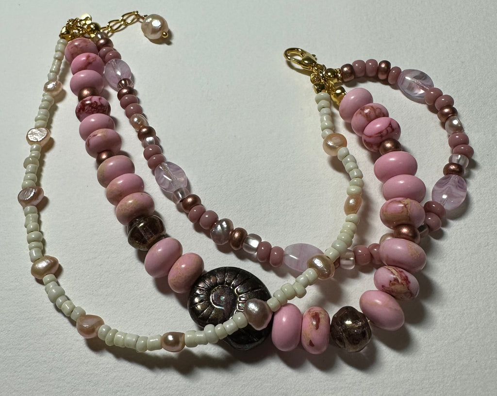 Earthy Rose Coastal Bracelet
