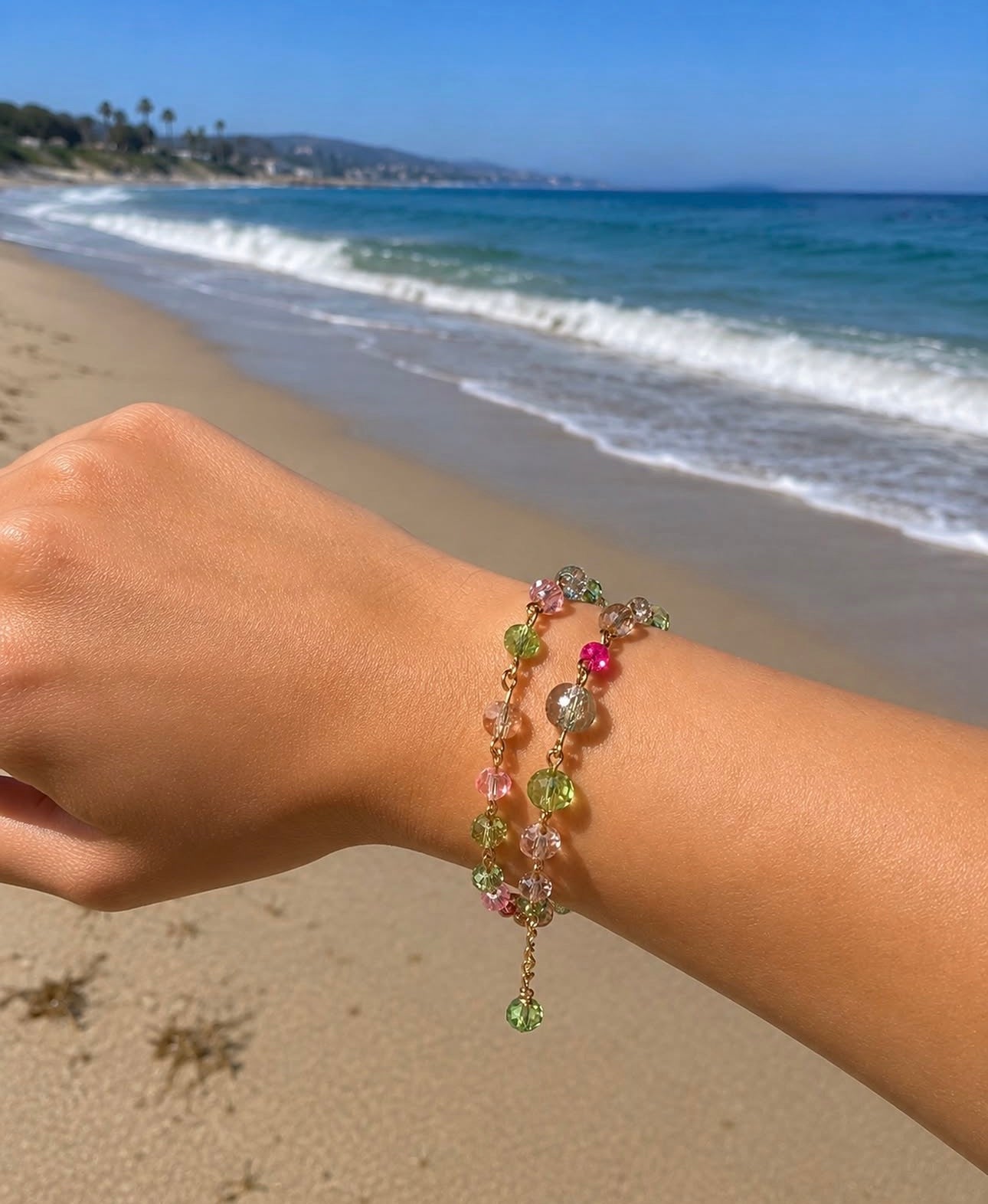 Tropical Fruit Beaded Bracelet