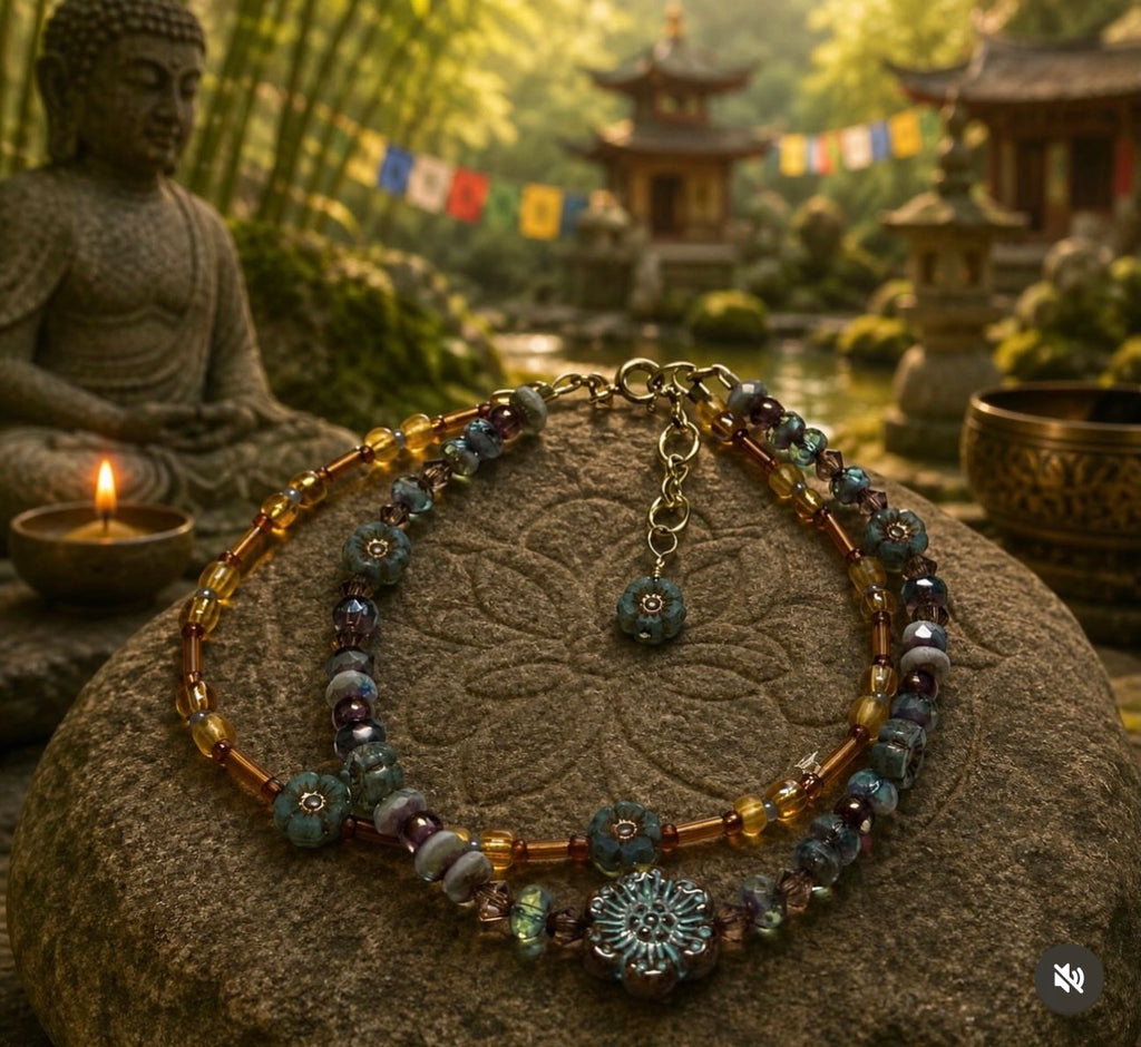 Bohemian Zen Garden Beaded Bracelet