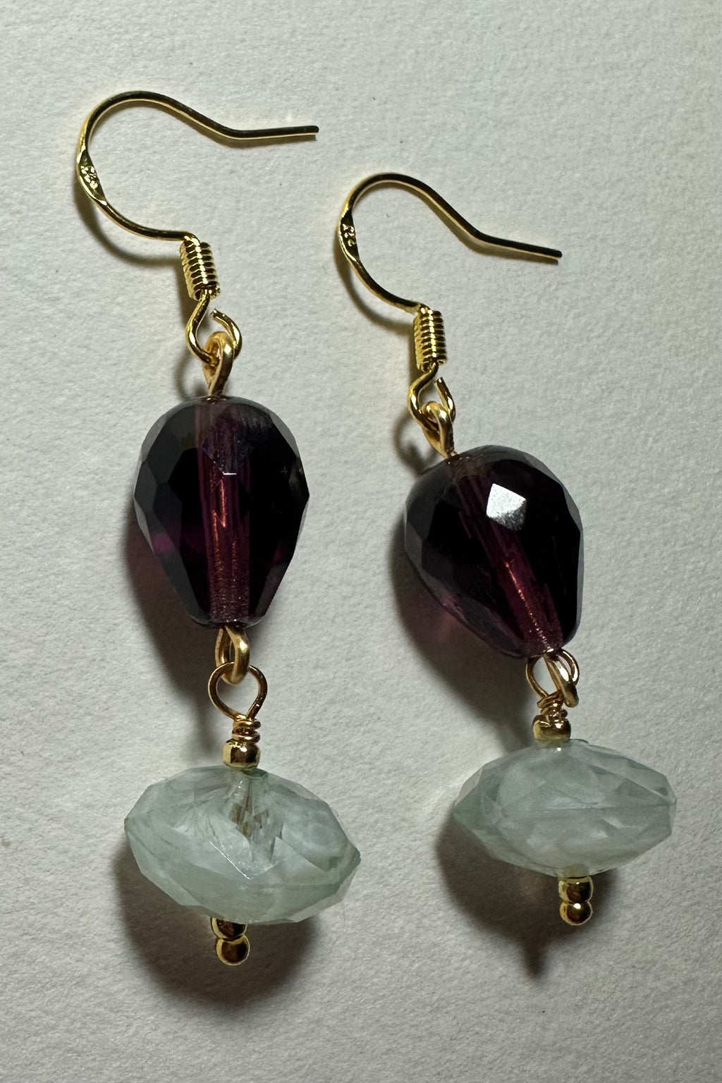 Frosted Plum Earrings