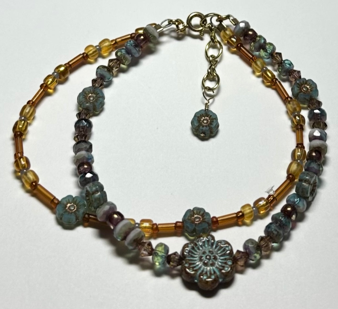 Bohemian Zen Garden Beaded Bracelet