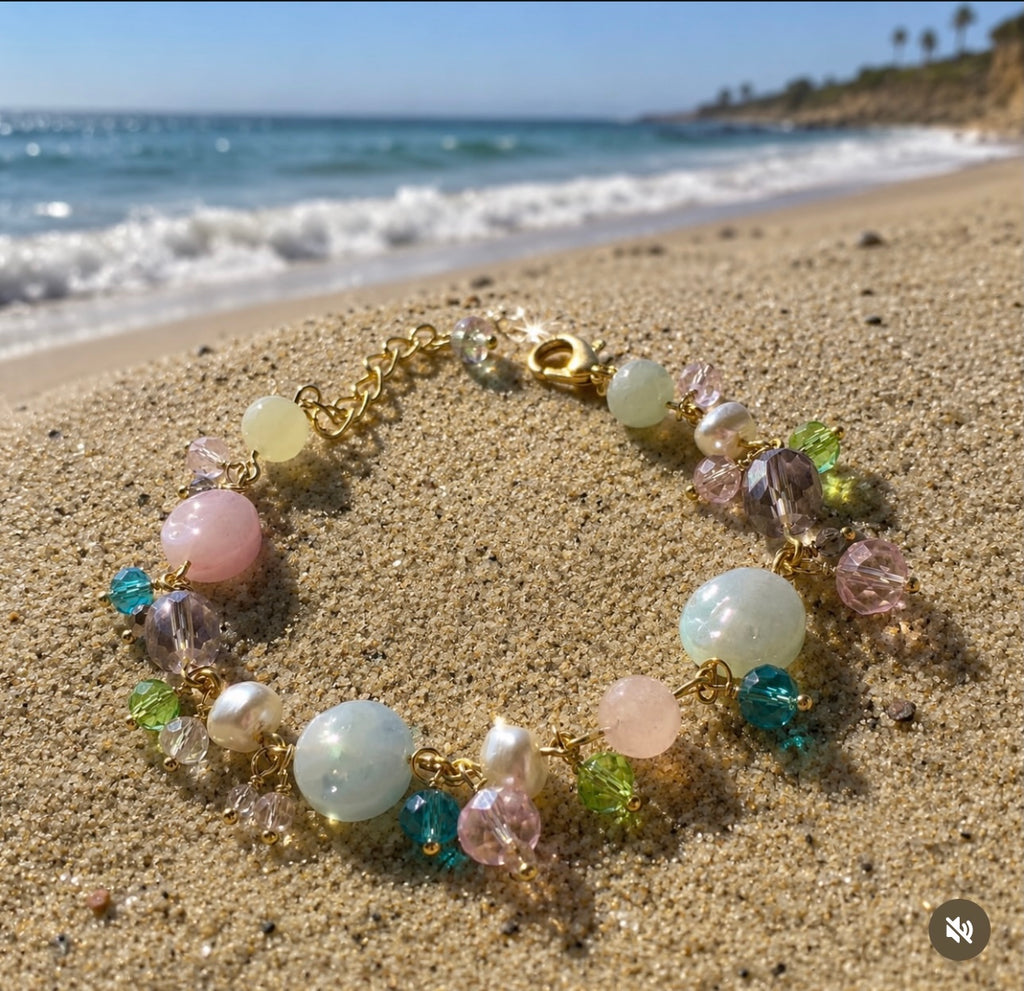 Seaside Garden Beaded Bracelet