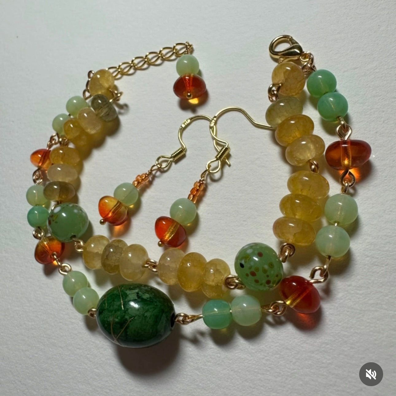 Woodland Bracelet Earring Set