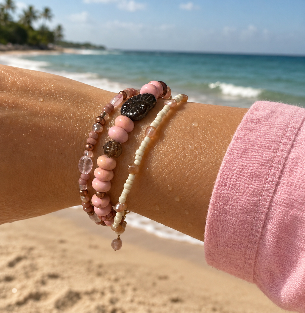 Earthy Rose Coastal Bracelet
