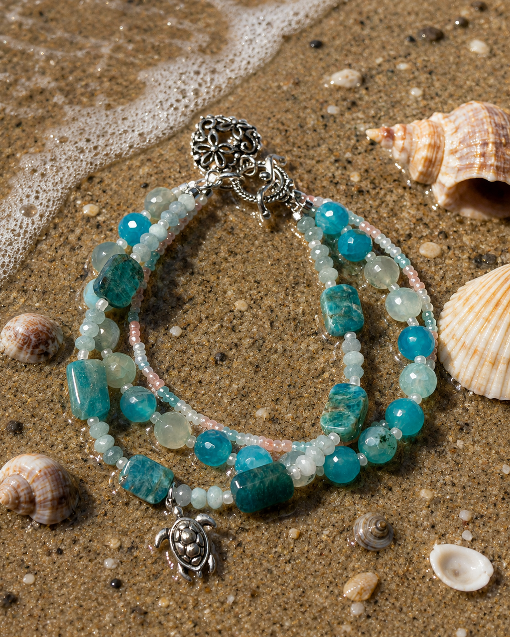 Sea Turtle Charm Bracelet